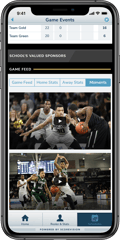 ScoreVision Fan App with Video Content