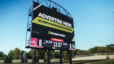 Millard Buell Stadium 3426 Football Video Scoreboard Pregame with Advertise Here 2