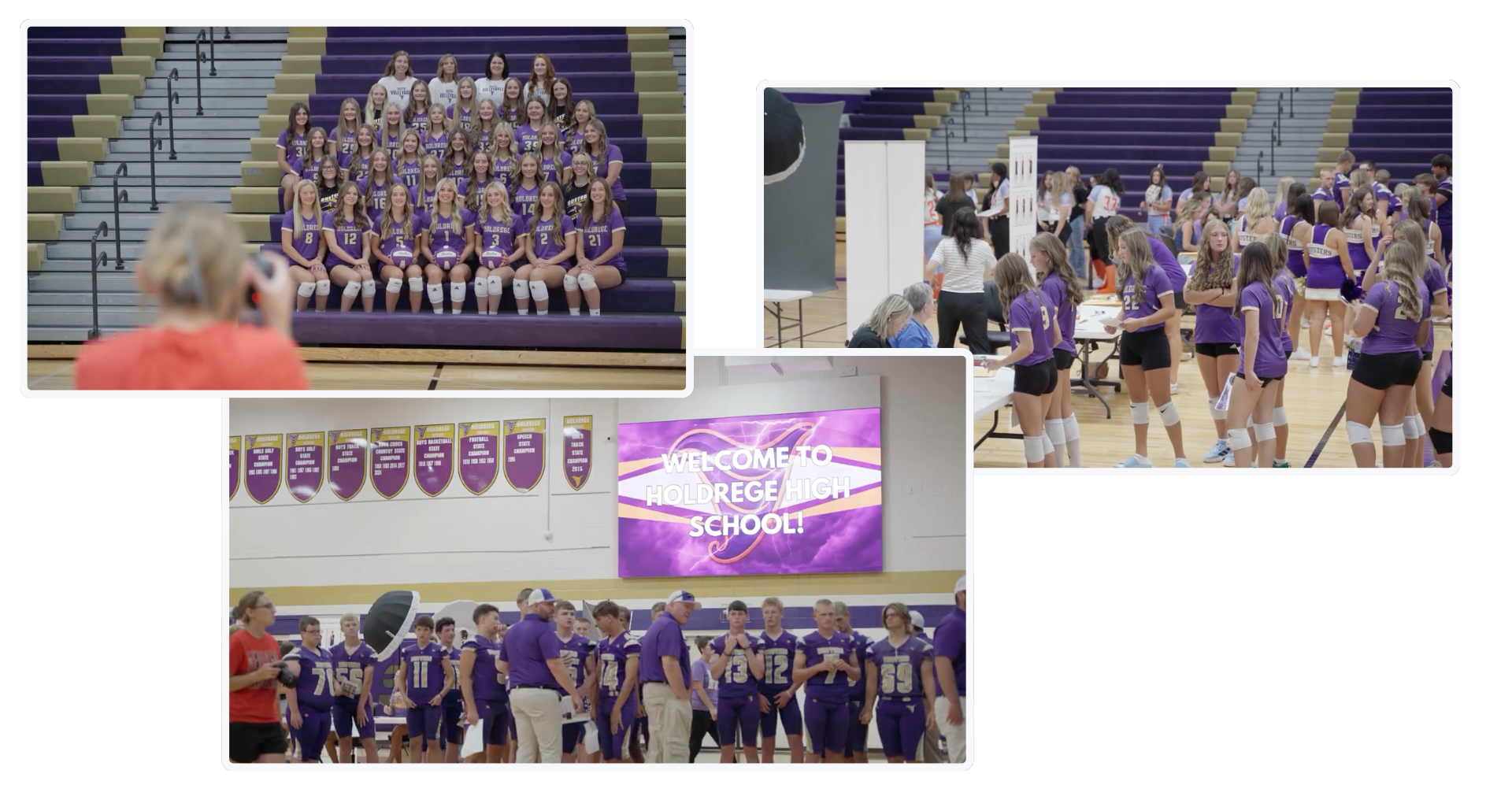 Holdrege - media day collage