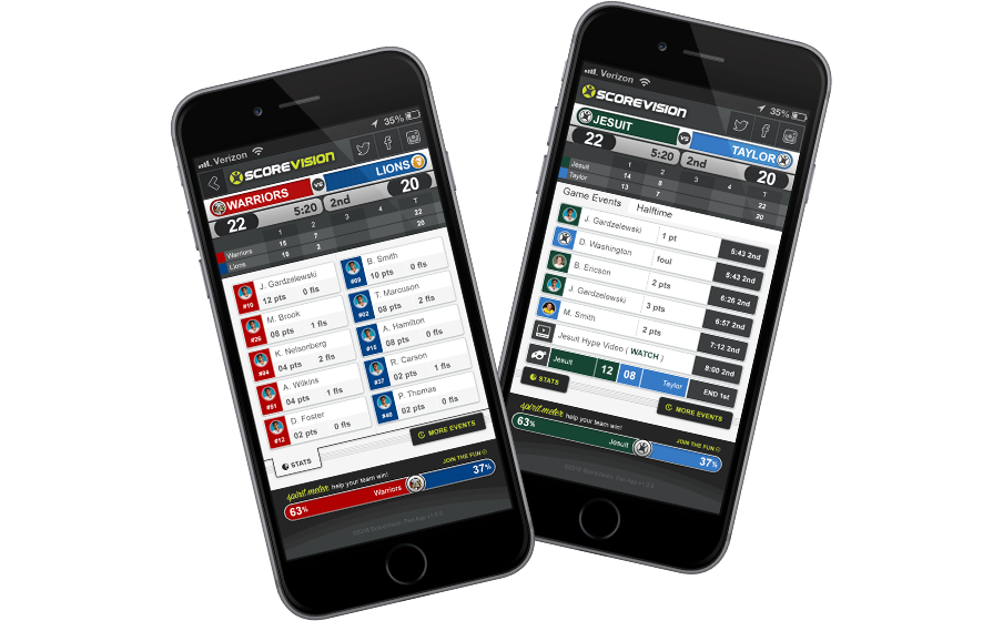 ScoreVision Fan App