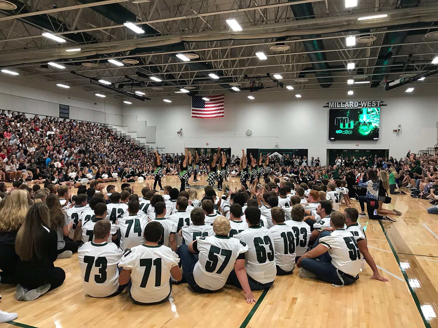 Millard West Pep Rally