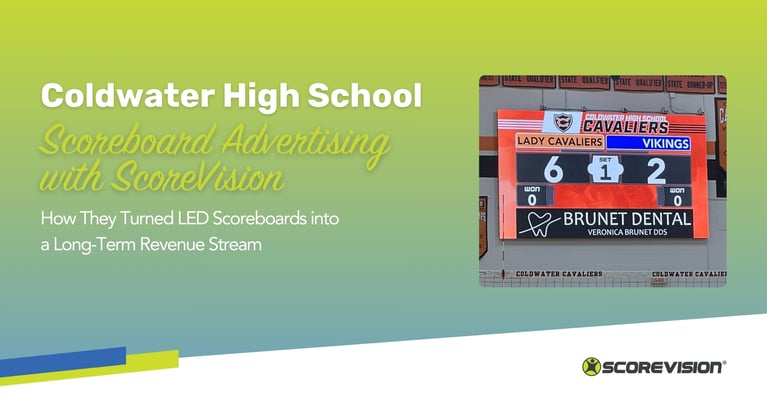 Coldwater High School Scoreboard Advertising