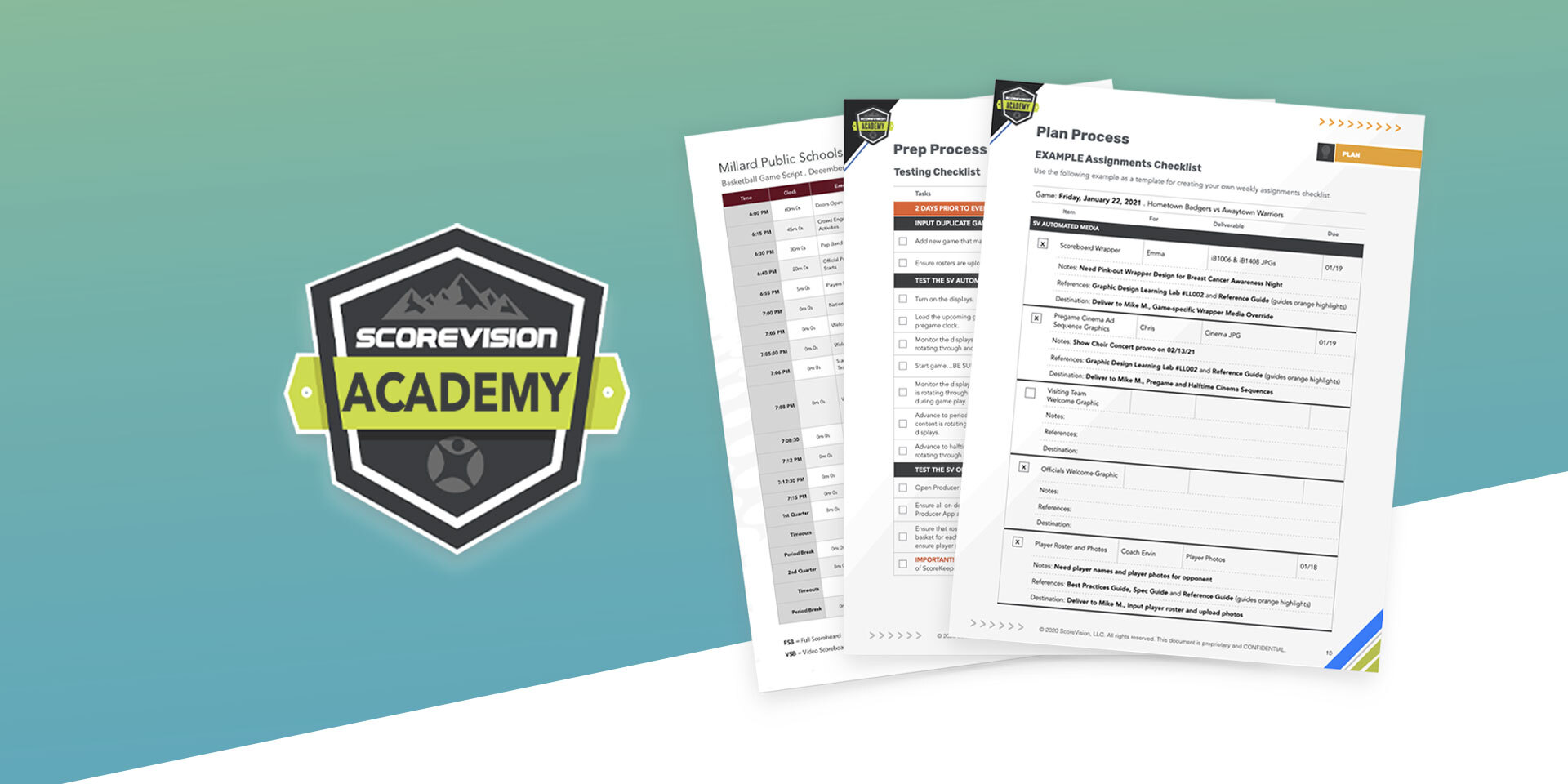 SVacademy-GameDayChecklist