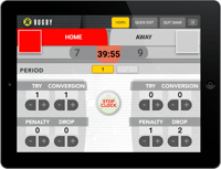 Rugby Scorekeeper Web App