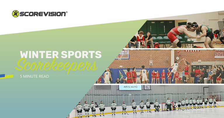 Elevate Winter Sports with ScoreVision; Basketball, Wrestling, and Hockey scorekeepers.