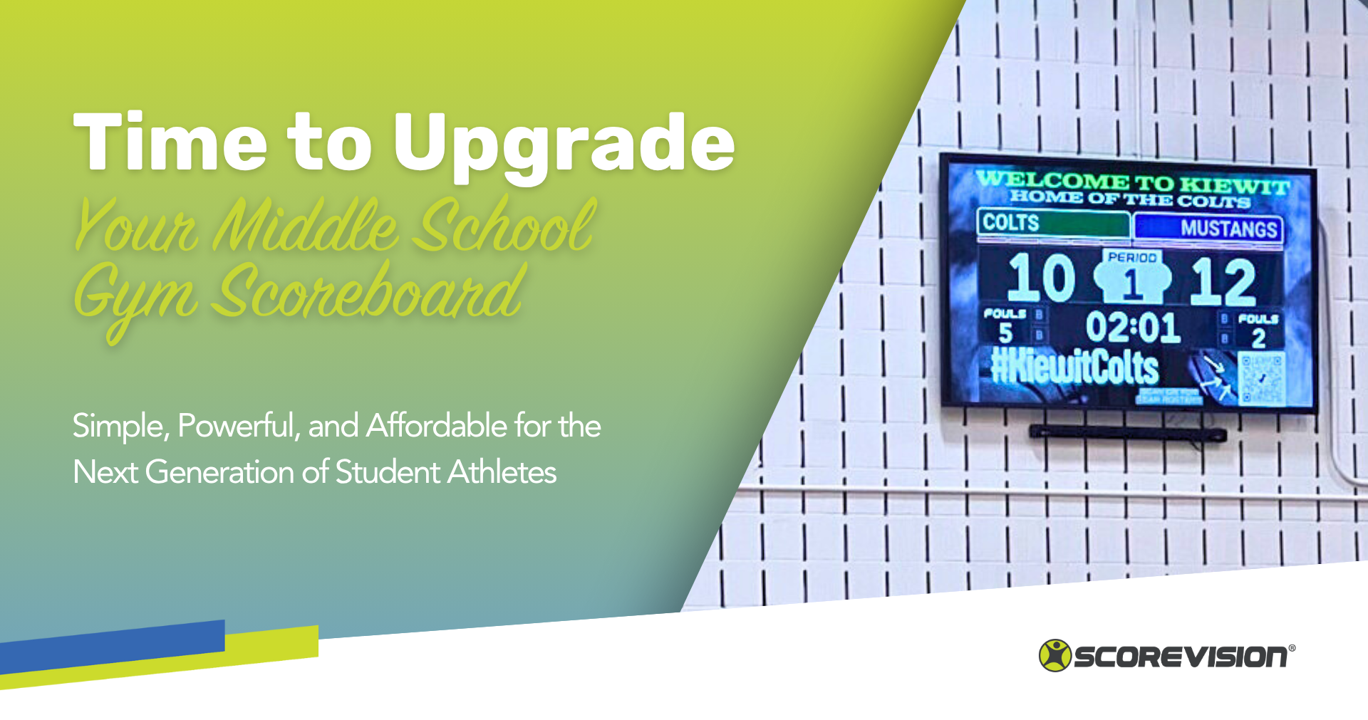Why It’s Time to Upgrade Your Middle School Gym Scoreboard